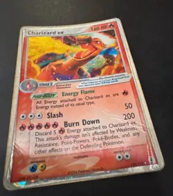 Pokemon Charizard ex 105/112 Firered & Leafgreen Holo ENG Very POOR - Image 5