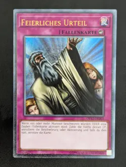 Feierliches Urteil OP12-DE003 Ultimate Rare Deutsch NM YUGIOH - Image 1