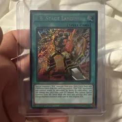 YuGiOh R.B. Stage Landing (Secret Rare) DUAD-EN096 Duelist's Advance 1st Edition - Image 1