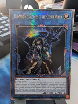 YuGiOh! Underworld Goddess of the Closed World RA02-EN045 Quarter Century 1st - Image 1