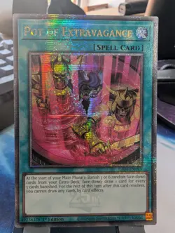 YuGiOh! Pot of Extravagance RA04-EN093 Quarter Century Rare 1st Ed - Image 1