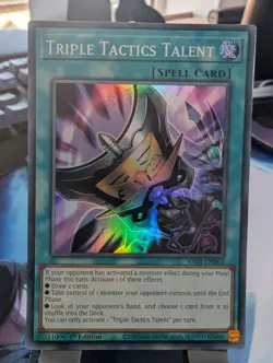 YuGiOh! Triple Tactics Talent RA01-EN063 Super Rare 1st Ed - Image 1