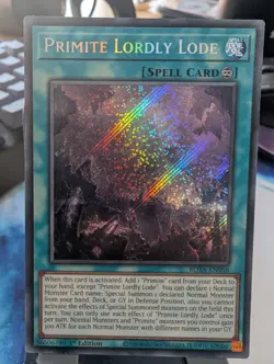 YuGiOh! Primite Lordly Lode ROTA-EN058 Secret Rare 1st Ed - Image 1