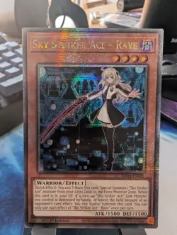 YuGiOh! Sky Striker Ace - Raye RA04-EN026 Quarter Century Rare 1st Ed - Image 1