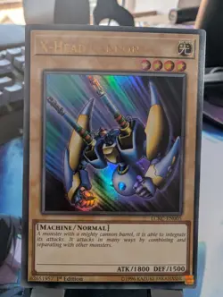 YuGiOh! X-Head Cannon LCKC-EN005 Ultra Rare 1st Ed - Image 1