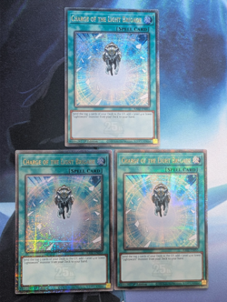 YuGiOh! Charge of the Light Brigade RA02 Quarter Century Rare x 3 PLAYSET 1st Ed - Image 1