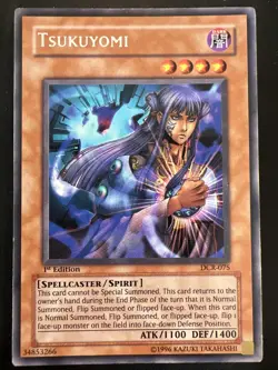 Yu-Gi-Oh! TCG Tsukuyomi Dark Crisis DCR-075 1st Edition Rare - Image 1