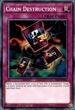 Chain Destruction - 1st Edition SR14-EN036 - NM - YuGiOh - Image 1