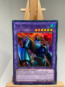 Evil HERO Lightning Golem - Blue Ultra Rare 1st Edition LDS3-EN028 - NM - YuGiOh - Image 1