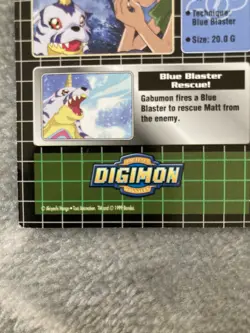 Bandai 1999 Digimon Rookie #9 Gabumon Trading Card VGC - Image 5