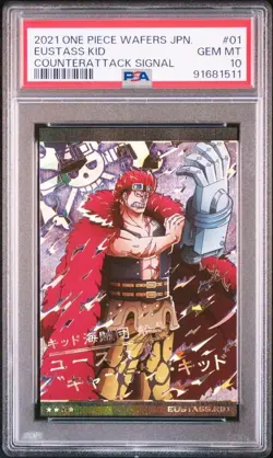 Psa10 Eustace Kid Gr Grand One Piece Wafer Card - Image 1
