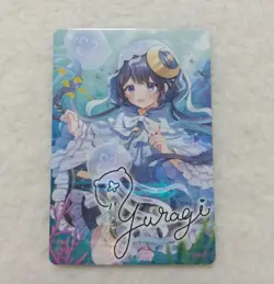 Vtuber Wafer Yuragi Yura Original Card Drawn - Image 1