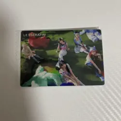 Le Sserafim Crazy Wafer Trading Card Super - Image 1