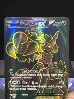 Pokemon Card Trevenant EX 145/160 Full Art Rare XY Primal Clash Played - Image 2
