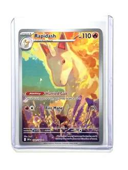 Rapidash 189/182 Illustration Rare IR Holo SV: Destined Rivals Pokemon TCG Card - Image 1