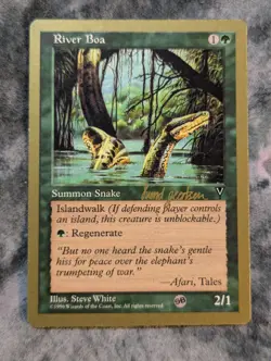 River Boa Magic The Gathering MTG Gold Border Championship Seattle 1997 - Image 1