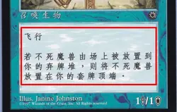 Owl Familiar S-Chinese Mtg MISPRINT. Has "Undying beast" ability - Image 3