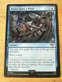 MTG - BORNE UPON A WIND - Lord of the Rings (R) - Image 1