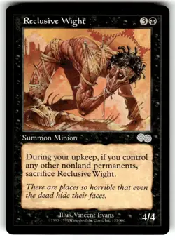 Reclusive Wight Urza's Saga Regular MTG - Image 1