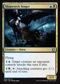 Shipwreck Singer -Foil Medium Play MTG Conspiracy: Take the Crown - Image 1