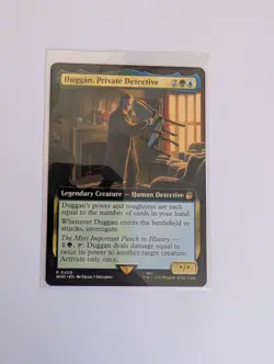 MtG Doctor Who Duggan, Private Detective Extended Art R 0409 Magic - Image 1