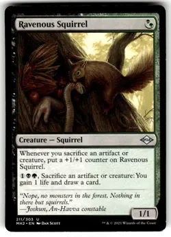 Ravenous Squirrel Modern Horizons 2 Regular MTG - Image 1