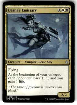 Drana's Emissary Battle for Zendikar Regular MTG - Image 1