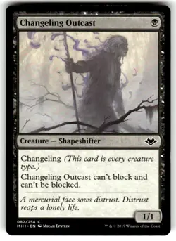 Changeling Outcast Modern Horizons Regular MTG - Image 1