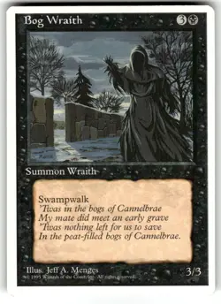 Bog Wraith MTG Core Set 4th Edition Regular MTG - Image 1