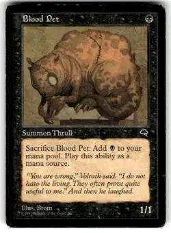Blood Pet Tempest Regular MTG MP - Image 1