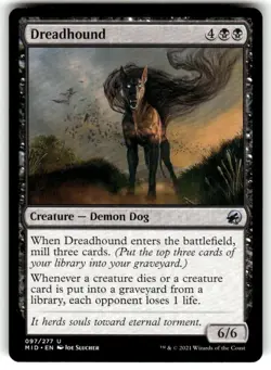 Dreadhound Innistrad: Midnight Hunt Regular MTG - Image 1