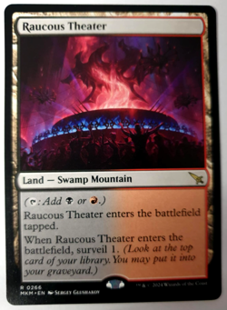 MTG Murders at Karlov Manor - Raucous Theater - Rare - 0266 VLP - Image 1