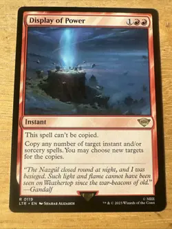 Display of Power (119/479) MTG The Lord of the Rings Tales of Middle-earth NM - Image 1