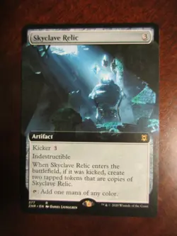Magic The Gathering Zendikar Rising SKYCLAVE RELIC Extended Art MTG 377 - Image 1