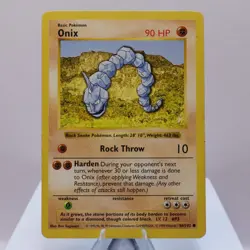 Pokemon TCG - Onix 56/102 Base Set Common Shadowless WOTC 1999 - MP - Image 2