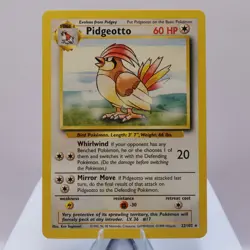 Pokemon TCG - Pidgeotto 22/102 Base Set Rare WOTC 1999 - EXC/NM - Image 2