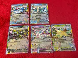 5 Prismatic Eeveelutions Pokemon Card Lot (Umbreon, Glaceon, Leafeon, Vaporeon.. - Image 1