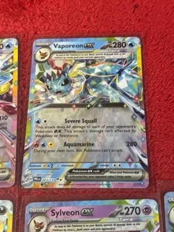 5 Prismatic Eeveelutions Pokemon Card Lot (Umbreon, Glaceon, Leafeon, Vaporeon.. - Image 4