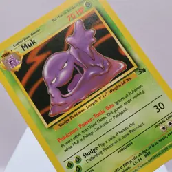 Pokemon TCG - Muk 28/62 Fossil Rare WOTC 1999 - NM - Image 1