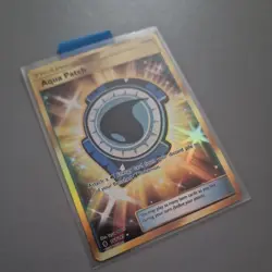 Pokemon Card Aqua Patch - 161/145 - Secret Rare, Guardians Rising, Near Mint - Image 3