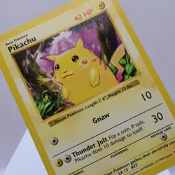 Pokemon TCG - Pikachu 58/102 Base Set Shadowless Red Cheeks WOTC 1999 - EXC - Image 1