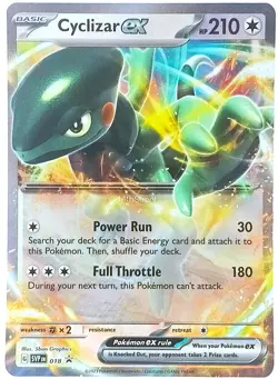 Pokemon TCG Cyclizar ex Collection box Black Star Promo - Cyclizar #18 - Image 1