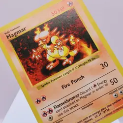 Pokemon TCG - Magmar 36/102 Base Set Uncommon Shadowless WOTC 1999 - EXC - Image 1