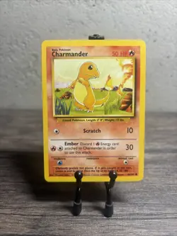 Charmander 046/102 Base Set Regular Common-Pokemon TCG-Fast Shipping-LP!! - Image 1