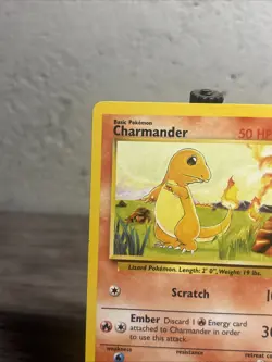 Charmander 046/102 Base Set Regular Common-Pokemon TCG-Fast Shipping-LP!! - Image 2