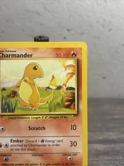 Charmander 046/102 Base Set Regular Common-Pokemon TCG-Fast Shipping-LP!! - Image 3