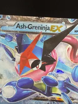 Pokemon Card Ash-Greninja EX XY133 XY Black Star Promo STANDARD SIZE Played 2 - Image 2