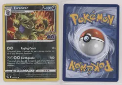 Tyranitar Reverse Foil Pokemon Sword & Shield Pokemon Go #043 19fp - Image 3