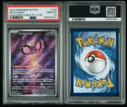 PSA 10 Pecharunt 129 Pokemon Center Stamp SVP Shrouded Fable PC ETB Promo - Image 1