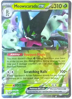 Pokemon TCG Paldea Partners Tin Black Star Promo - Meowscarada #33 - Image 1